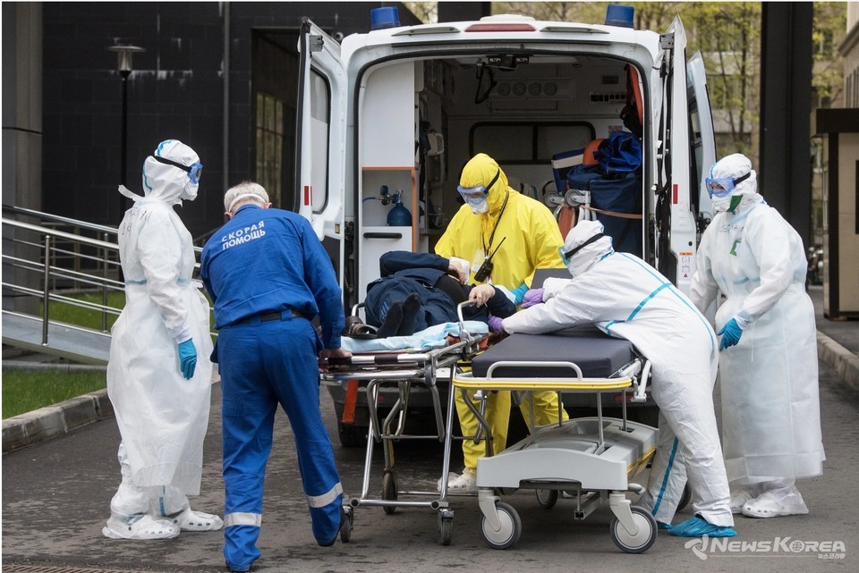 코로나로 인해 악화된 모스크바 상황