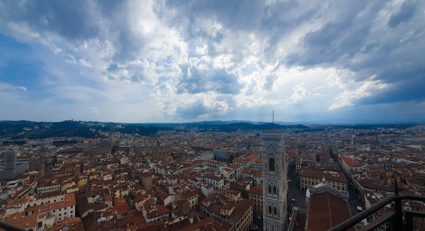 브루넬레스키돔에서 내려다 본 피렌체 @뉴스코리아 임성택 특파원