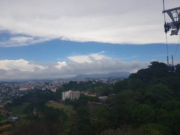 케이블카에서 바라본 달랏 전망 @뉴스코리아 이웅연 특파원 