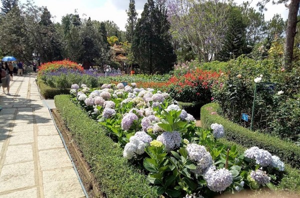 죽림서원에 들어서니 가장 먼저 꽃들이 반겨준다. @뉴스코리아 이웅연 특파원 