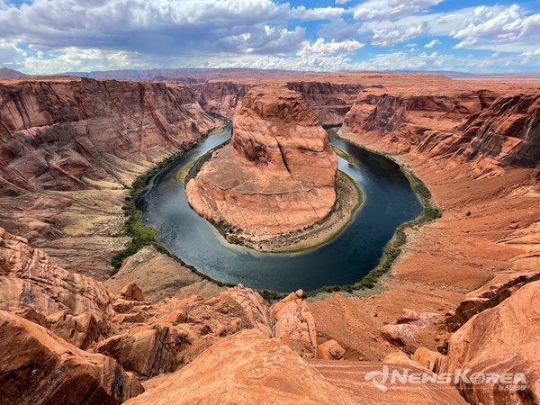 대자연의 경이로움 홀스슈밴드의 환상적인 모습! @뉴스코리아 문성원 특파원