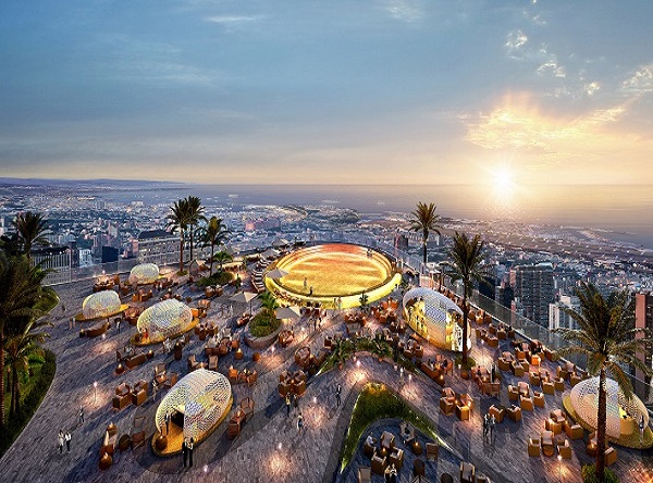 야외 풀데크 및 실외 수영장. 출처-렛스테이