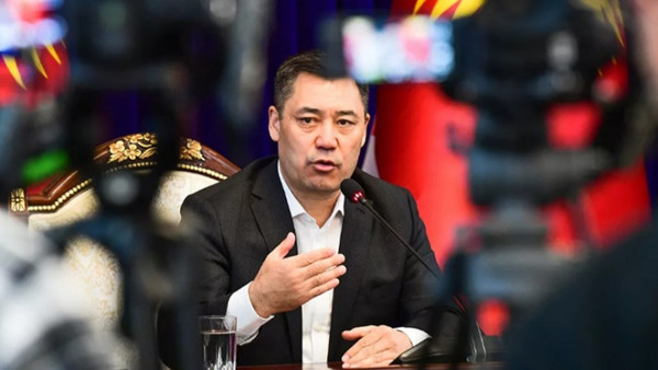  현재 키르기스스탄 대통령 Sadyr Japarov @뉴스코리아 비슈케크 MAMRALIEVA AIDA 통신원