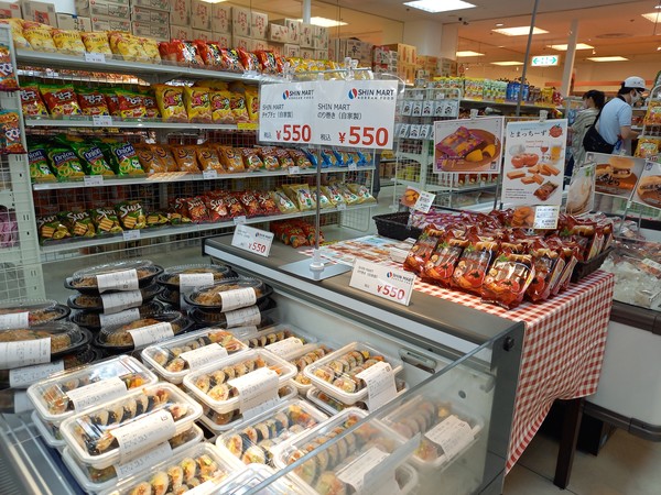 신마트 내부 @뉴스 코리아 김경전 특파원