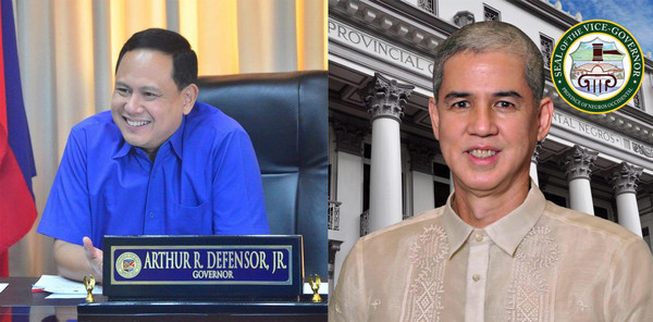 일로일로 주지사 아서 디펜서 주니어와 네그로스 주지사 유지오 호세 락손