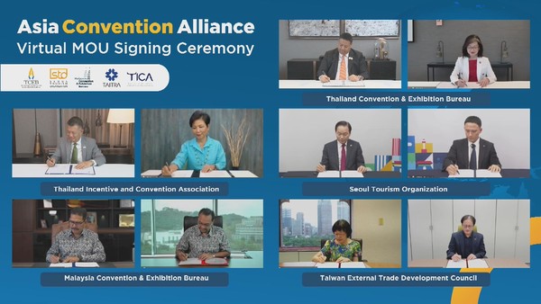                               서울관광재단 - 태국전시컨벤션뷰로 업무협약 체결식 (사인)​​​​​​​