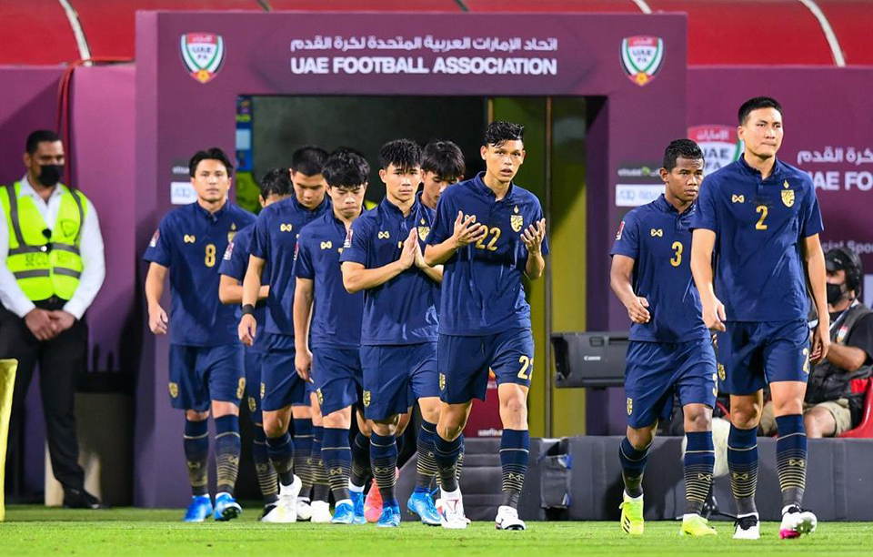 2022 카타르 월드컵 아시아 2차 예선에 출전한 태국 국가 대표팀사진출처 : mgronline