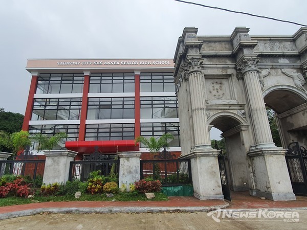 오가는 사람 없는 한적한 학교 앞. @뉴스코리아 DB