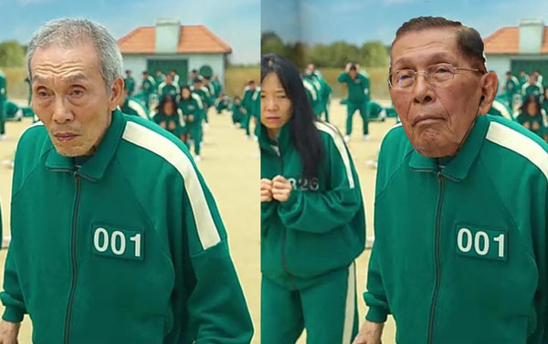 오일남 역 '오영수', 필리핀 전 상원의원 '후안 폰세 엔릴레' @뉴스코리아 (사진:필리핀 페이스북)