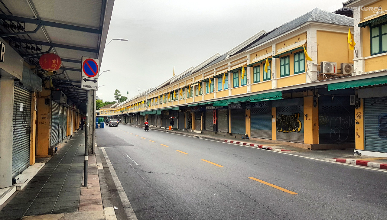 은방(silver shop)이 모여 있는 타나오 로드  @뉴스코리아 김대민 특파원