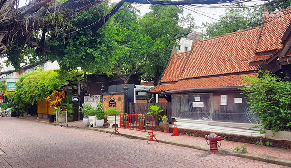 태국식 팬케이크 "로띠:를 팔던 유명했던 노점이 있던 자리 @뉴스코리아 김대민 특파원