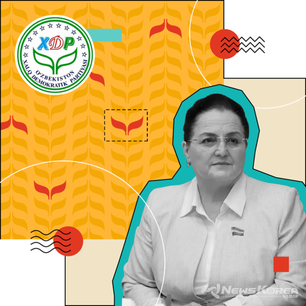 막수다 보리소바 우즈베키스탄 인민민주당 후보 (PDPU)Maksuda VorisovaCandidate from the People's Democratic Party of Uzbekistan (PDPU)