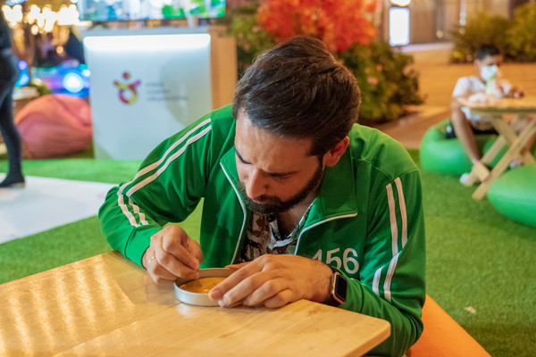 ‘필 코리아 2021’ 행사 현장 달고나게임 체험