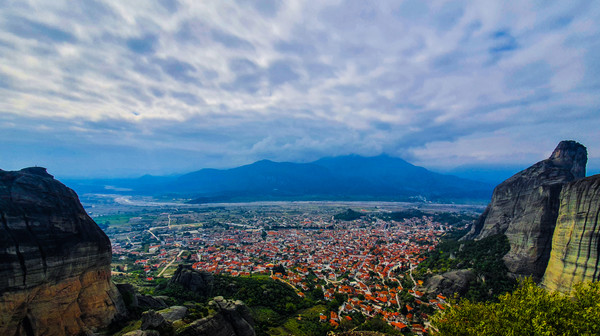 메테오라와 Kalambaka. @뉴스코리아 임성택 특파원.