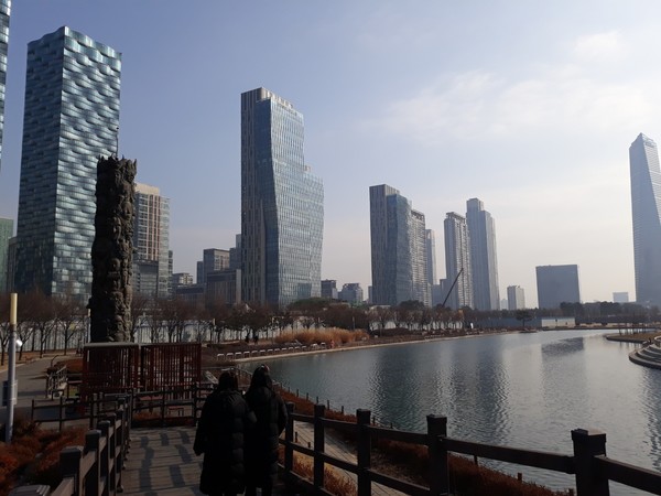 송도의 센트럴파크 풍경 @뉴스코리아 임수현 대학생 기자