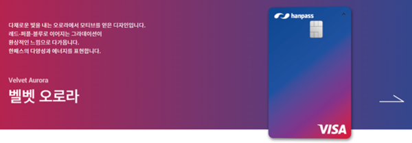 두 번째 색상인 "벨벳오로라" @사진=한패스 제공