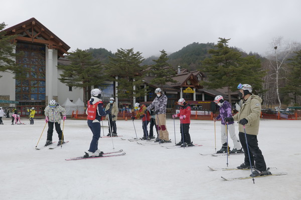 '싱스키' 프로그램 체험사진_스키강습