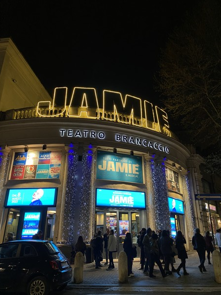 제이미가 공연되고 있는 Teatro Brancaccio 극장의 모습 @뉴스코리아 김민정 특파원