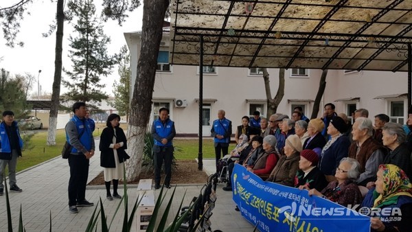 서산로타리클럽(3620지구) 아리랑 요양원 물품지원 @뉴스코리아 신현권 특파원