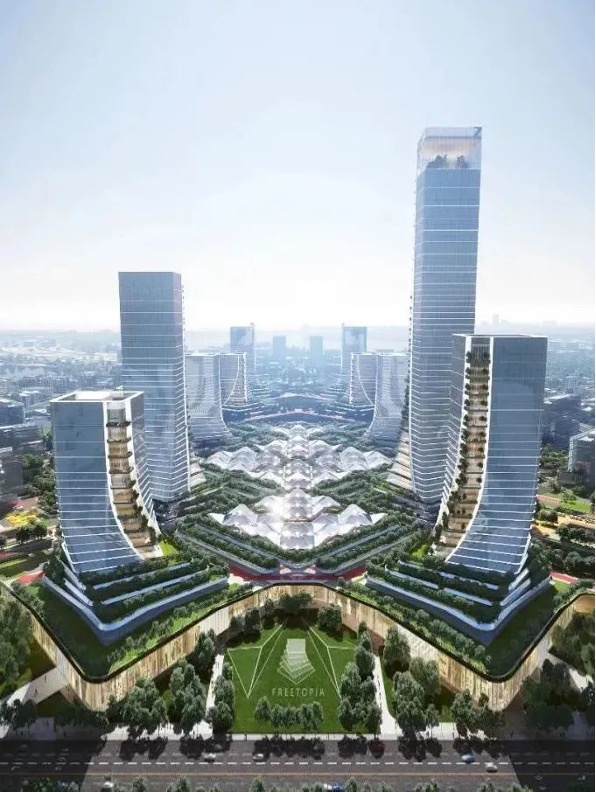 린강신구 국제역외금융센터 출처: 바이두 이미지