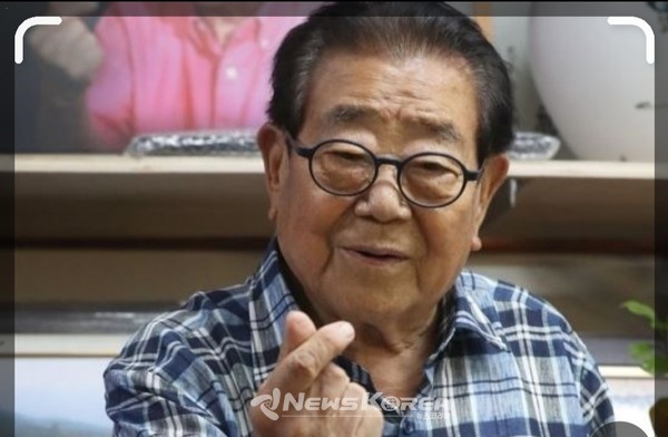 생전 송해 모습 @뉴스코리아 포토 DB