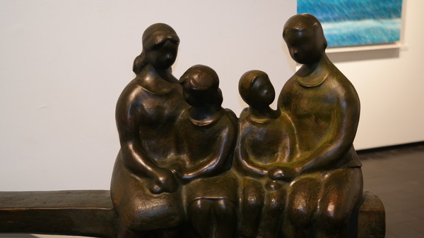 김문기 작가의 조각/ 전시장 내부 @뉴스코리아 장현아 기자