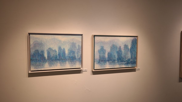 김환기 작가의 회화/ 전시장 내부 @뉴스코리아 장현아 기자