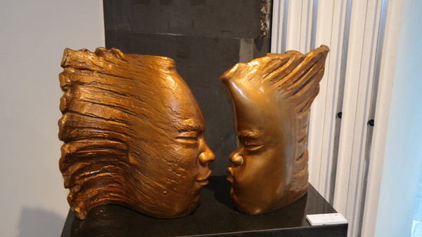  김문기 작가의 조각/ 전시장 내부  @뉴스코리아 장현아 기자