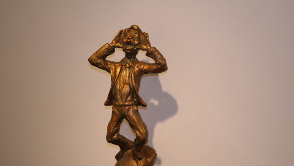 김문기 작가의 조각/ 전시장 내부 @뉴스코리아 장현아 기자