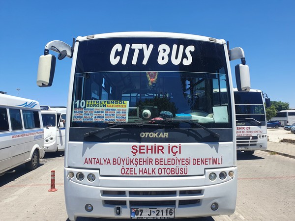 시데(안탈리아)의 간선버스 @뉴스코리아 임성택 특파원.