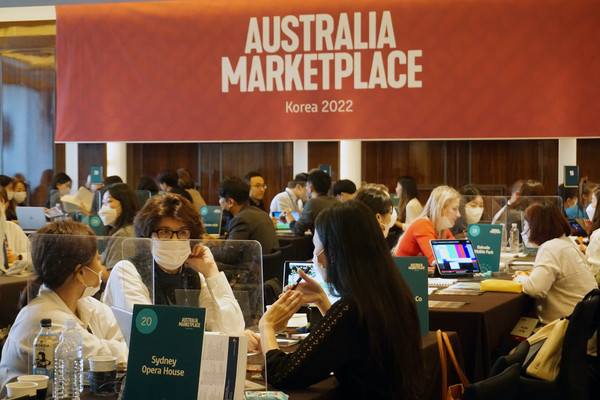 일대일 상담이 열리고 있는 호주 마켓플레이스