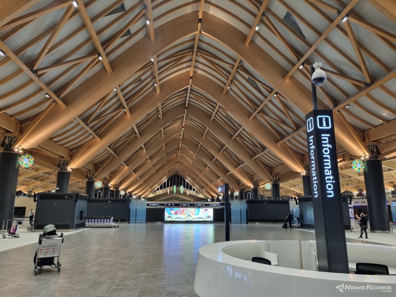 ▲ 사진 : 지난해 9월 28일 준공 개장한 클락국제공항 터미널 내부