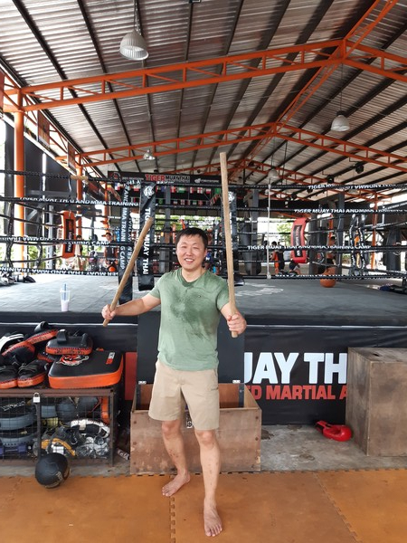 체험프로그램 및 심신단련을 위해 동네마다 운영되고 있는 무에타이 연습장 @뉴스코리아 허승규 특파원