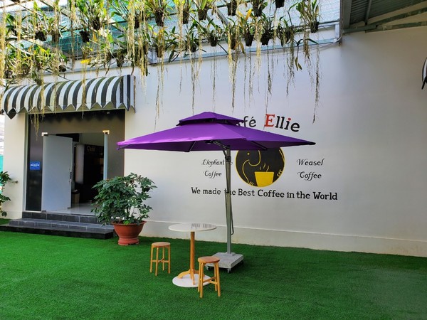 달랏 커피농장안의 엘리 까페 @뉴스코리아 이웅연ㅈ특파원 