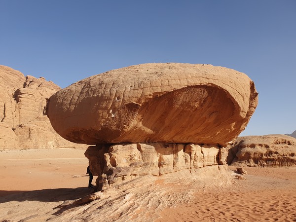 '영화 마션'바위(와디럼사막) @뉴스코리아 임성택 특파원.