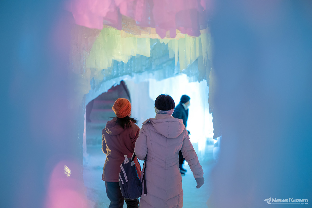 소운쿄 빙폭마츠리 얼음터널 @뉴스코리아 최성훈 특파원