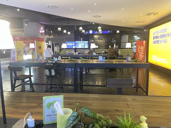 월드컵경기장내 휴식공간 @뉴스코리아 김희수 기자