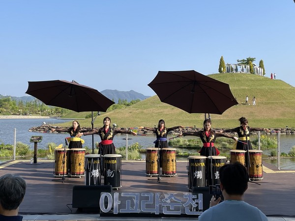 순천만국가정원에서 펼쳐졌던 '2022 항꾼에 즐기는 아고라 순천' 공연 @순천시