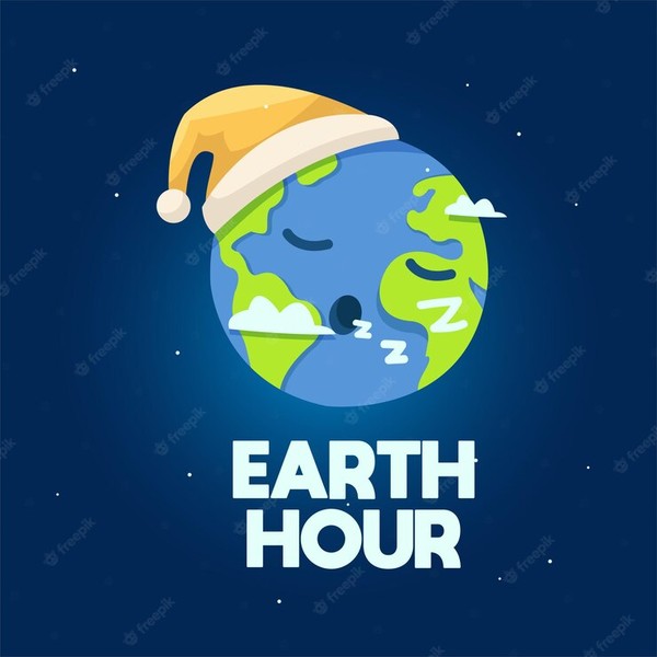 어스아워(earth hour) 사진 freepik