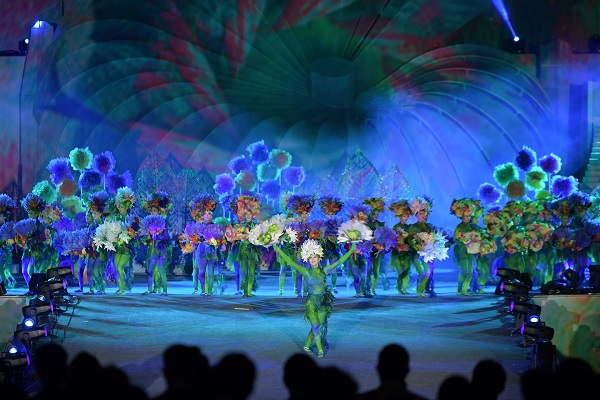 2023순천만국제정원박람회 개막식 _숨쉬는 그곳, 그리고 이곳_ 주제공연이 펼쳐지고 있다. @뉴스코리아 허승규 기자