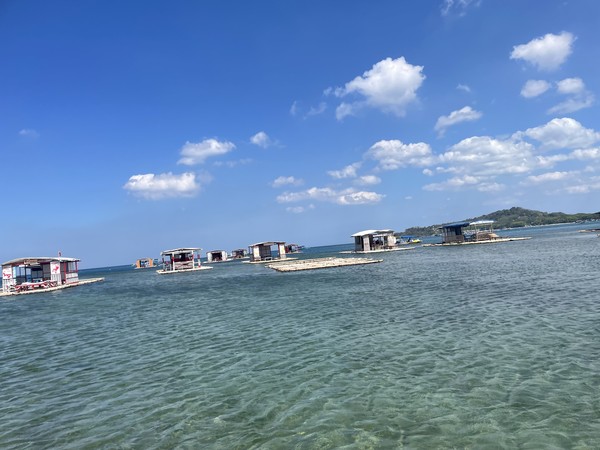 마타붕카이 아쿠아월드에서 바라본 해변 풍경 @뉴스코리아 김희수 기자