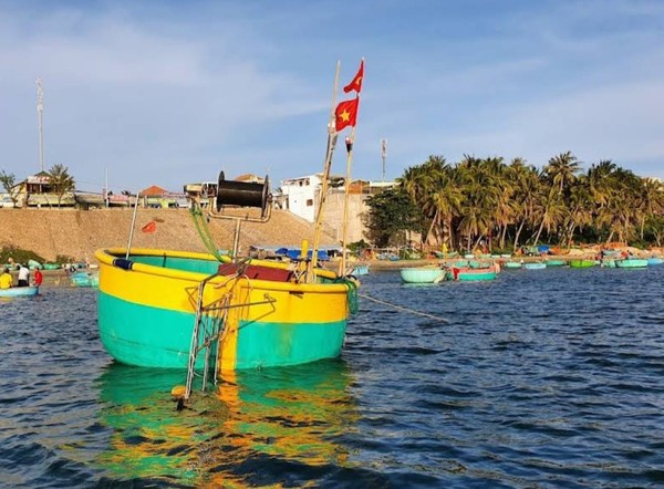 무이네의 대표 물고기잡이 바구니배(까이뭄) @뉴스코리아 이웅연 특파원 