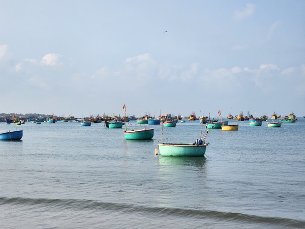 오늘도 바다에 정박해있다 새벽이 되면 다시 물고기 잡이를 떠나야하는 바구니배들 @뉴스코리아 이웅연 특파원 
