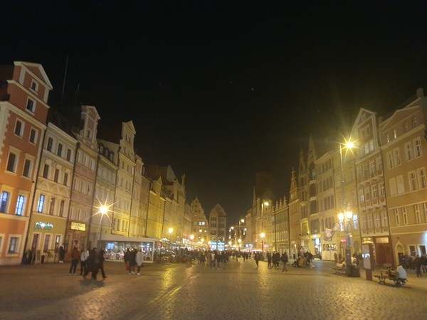 브로츠와프 야경 @뉴스코리아 임성택 특파원