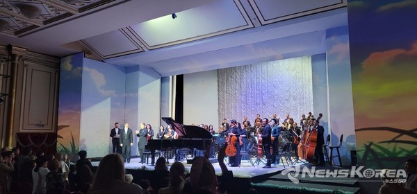 쉼켄트 시립오페라극장에서 라흐마니노프 탄생 150주년 기념 음악축제가 열렸다. @뉴스코리아 신현권 동포기자