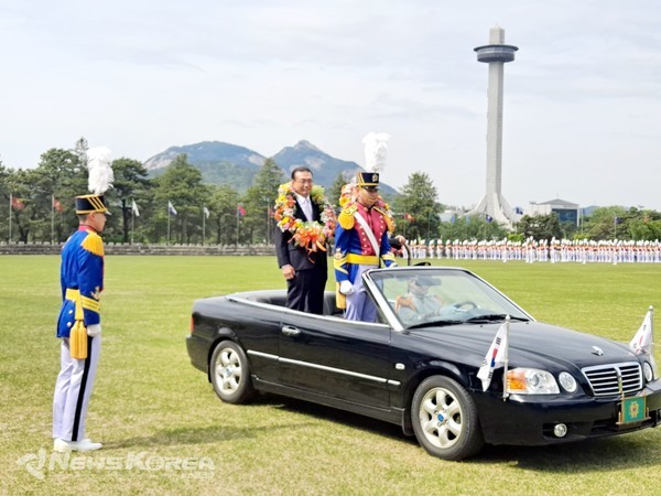 육군사관학교 사관생도 화랑의식 분열행사 @뉴스코리아 박광호 기자