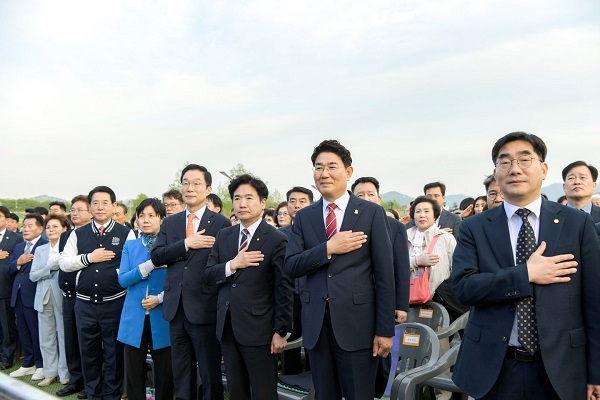 27일 열린 2023영호남 상생협력 화합 대축전 개막식  ⓒ순천시