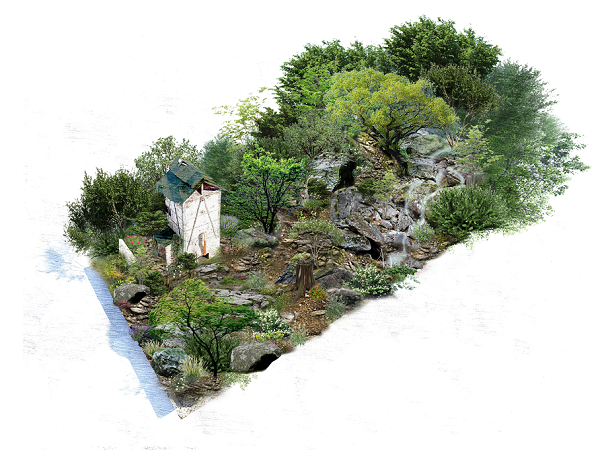 Chelsea flower show 2 Gold medalist 황지해 작가의 작품 이미지  @매간당