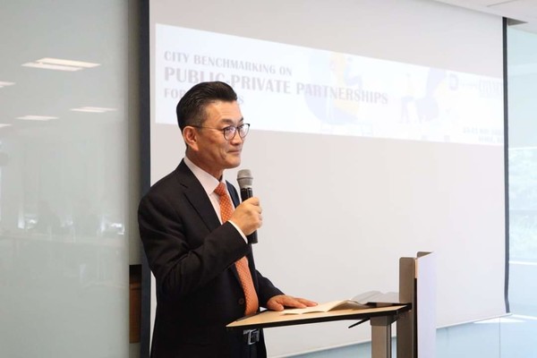 PPP포럼에서 강연을 진행하고 있는 시티넷 김정기 대표 @시티넷