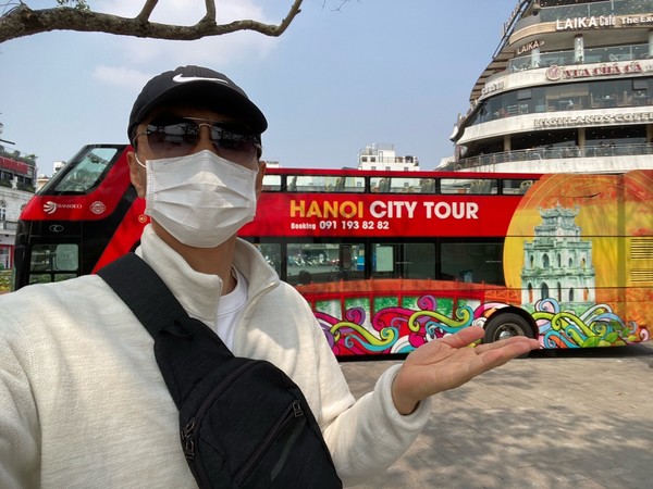 하노이 씨티투어 버스 @뉴스코리아 이웅연특파원 